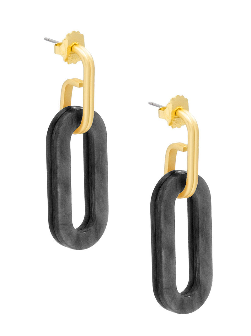 Resin Hook Drop Earring