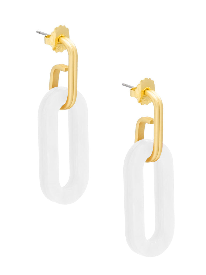 Resin Hook Drop Earring
