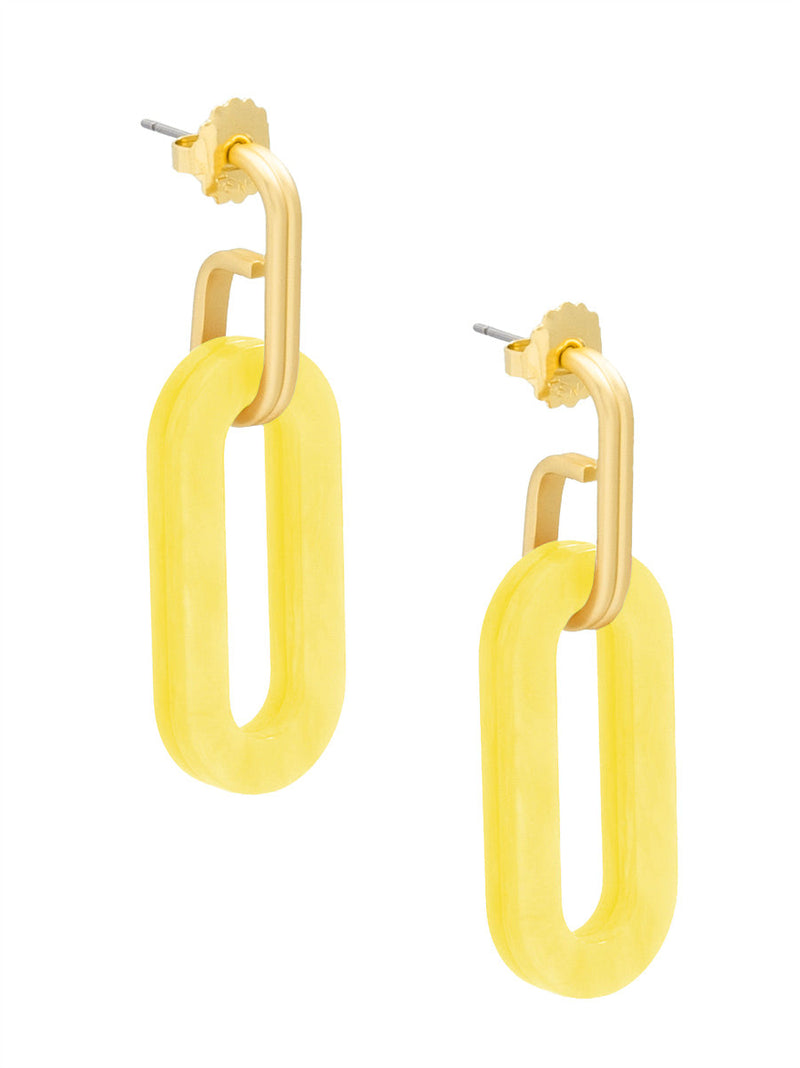 Resin Hook Drop Earring