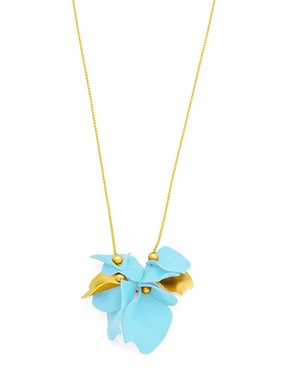 Flower Petal Long Necklace