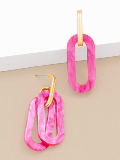 Resin Hook Drop Earring