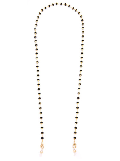 Crystal Eyeglass Chain - BLK
