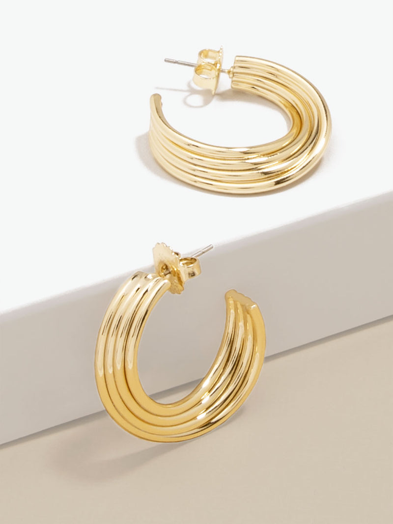 Twisted Hoop Earring